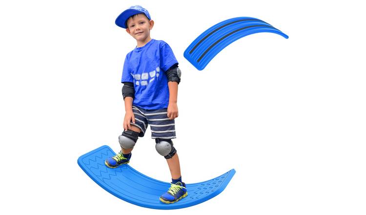 ZONEKIZ Kids Wobble Rocking Balance Board - Dark Blue