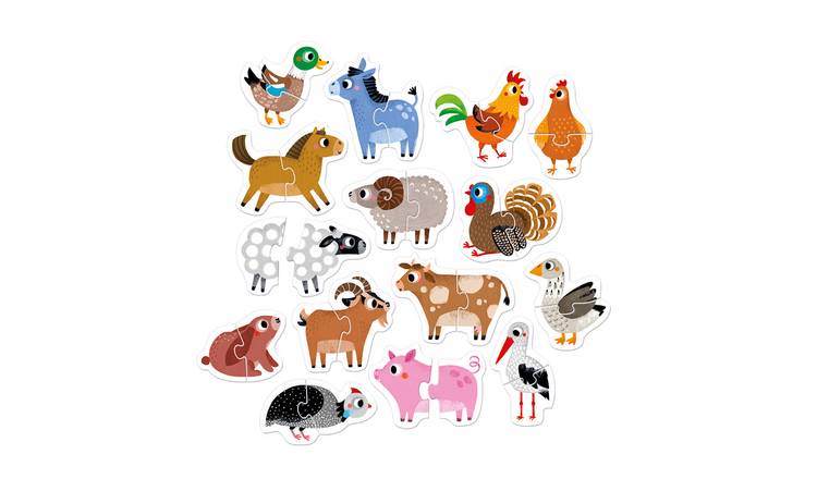 Banana Panda Progressive Puzzles Farm Animals - 18m+