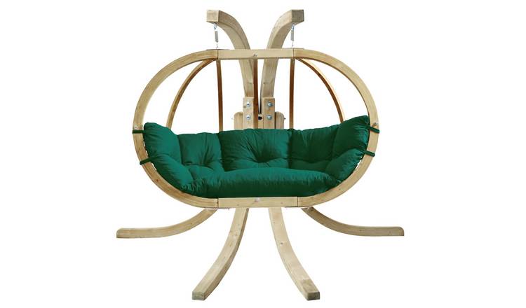 Amazonas Globo Royal Double Seater Hanging Chair Set - Green