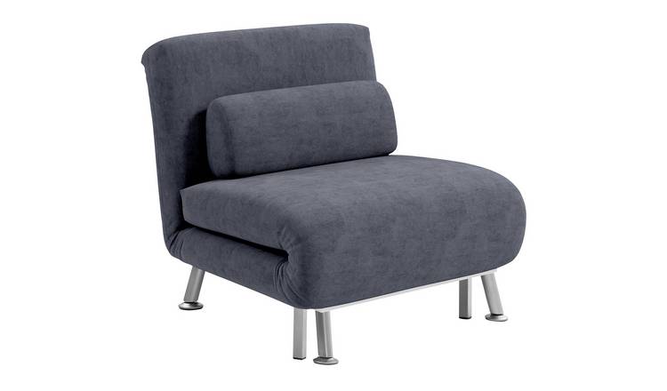 HOMCOM 3 in 1 Velvet Fabric Adjustable Sofa for Living Room - Charcoal Grey
