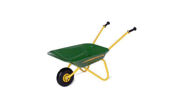 Rolly Toys John Deere Childrens Metal Wheelbarrow - Green
