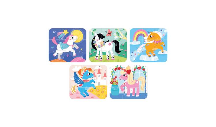 Banana Panda On-the-Go Puzzles Ponies - 3y+
