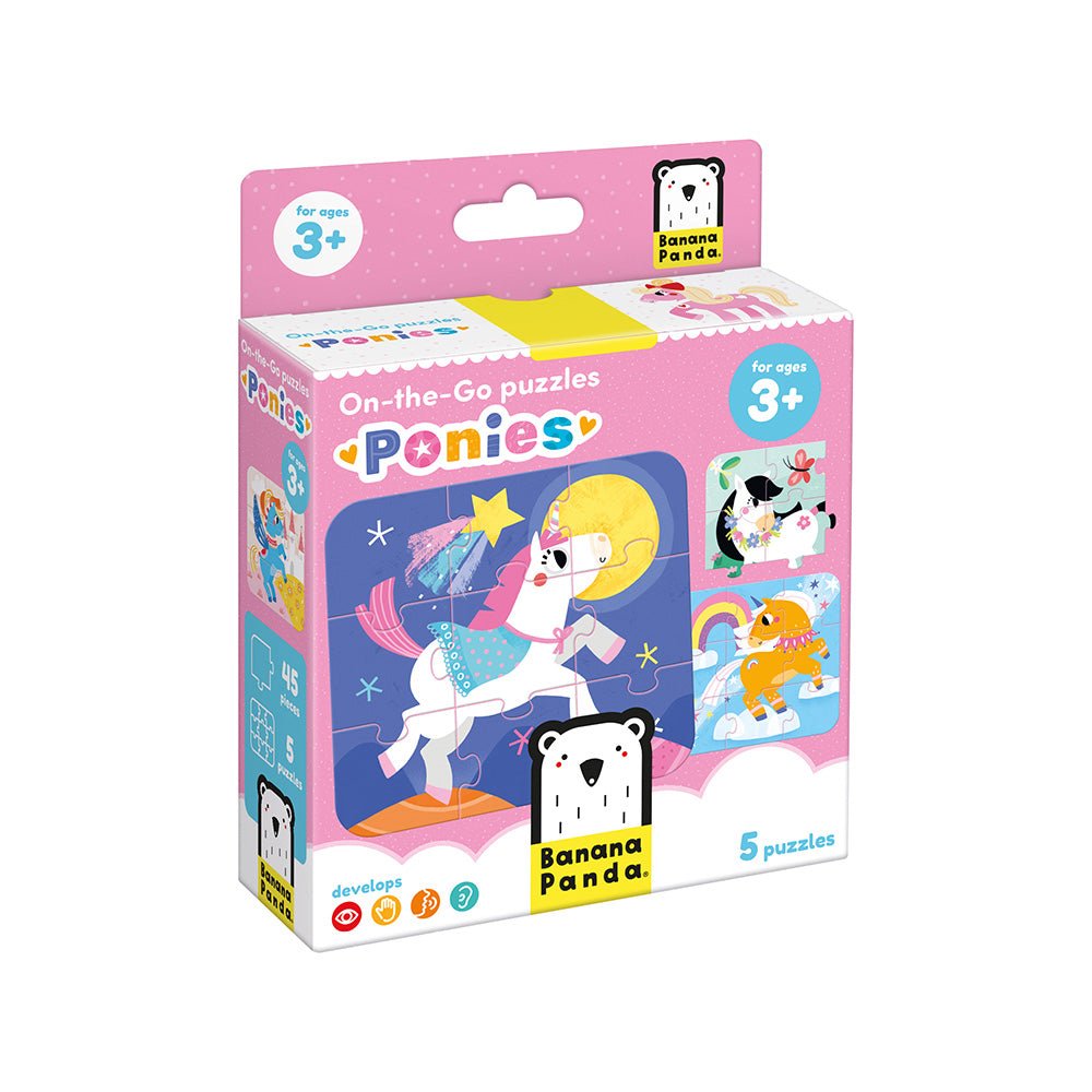Banana Panda On-the-Go Puzzles Ponies - 3y+ - Image 2