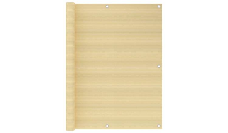 Walplus HDPE Balcony Screen - Beige - 120 x 400 cm