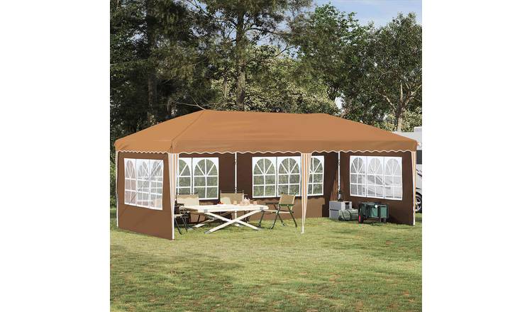 Walplus 575 x 289 x 245 cm Garden Pop-up Party Tent - Beige
