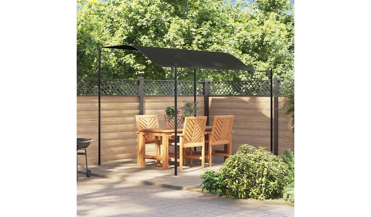 Walplus 3 x 2.4 m Sunshade Awning - Anthracite