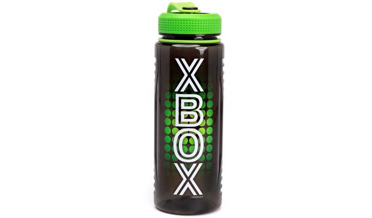 Xbox Logo Print Screw Water Bottle - Black