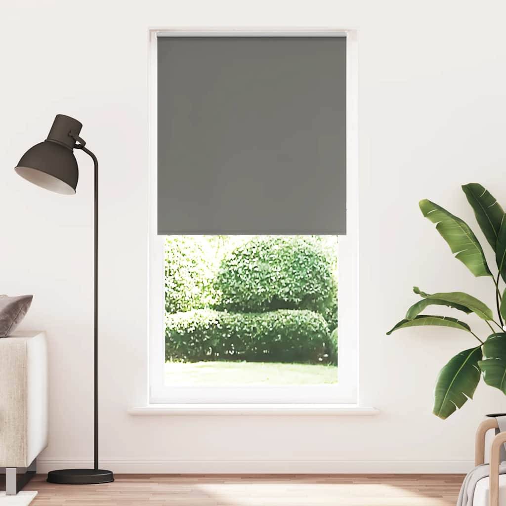 Walplus Polyester Blackout Roller Blind - Grey - 100 x 230 - Image 1
