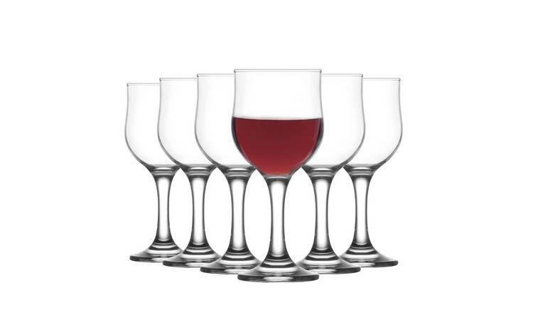 LAV Nevakar White Wine Glasses -  Clear - Pack of 12
