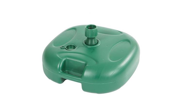 Harbour Housewares Plastic Fillable Parasol Base - 20 Litre - Green