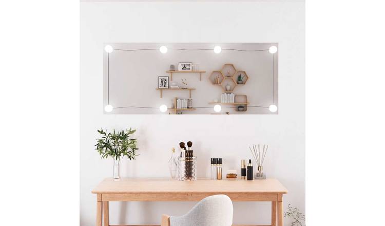 Walplus LED Wall Mirror - Silver - 40 x 100 cm