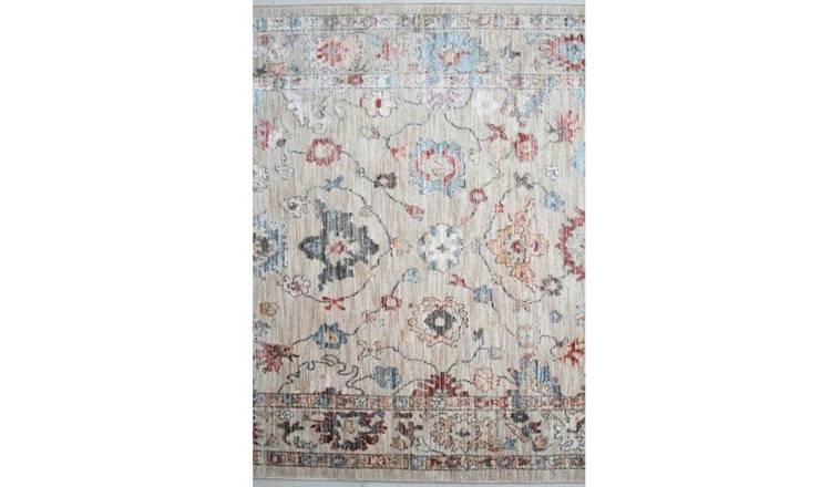 Mega Flooring Beige Traditional Abstract Rug - 120 x 170cm