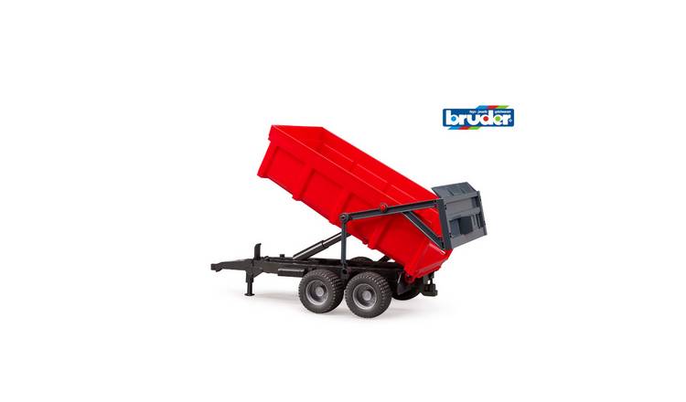 Bruder 1:16 Red Tipping Trailer Age 3+ - Red