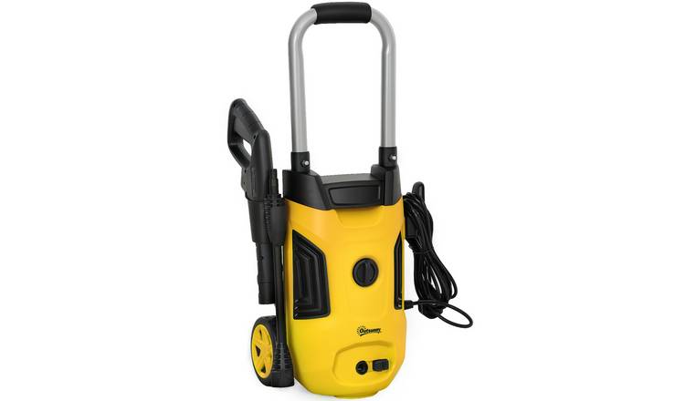 Outsunny 1800W 150 Bar 420L per Hour Foam Bottle Pressure Washer – Yellow