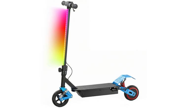 AIYAPLAY 200W 6 to 14 Years LCD Foldable Dual Shock Electric Scooter – Blue