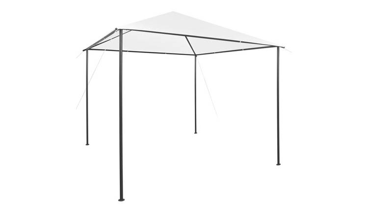Walplus 3 x 3 x 2.9 m 180gsm Garden Gazebo - White