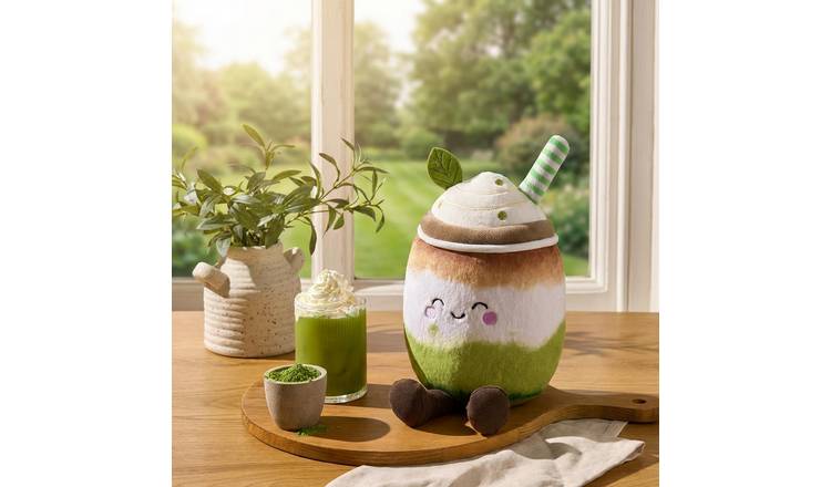 OHS Matcha Shaped Scatter Cushion - Green - 25cm