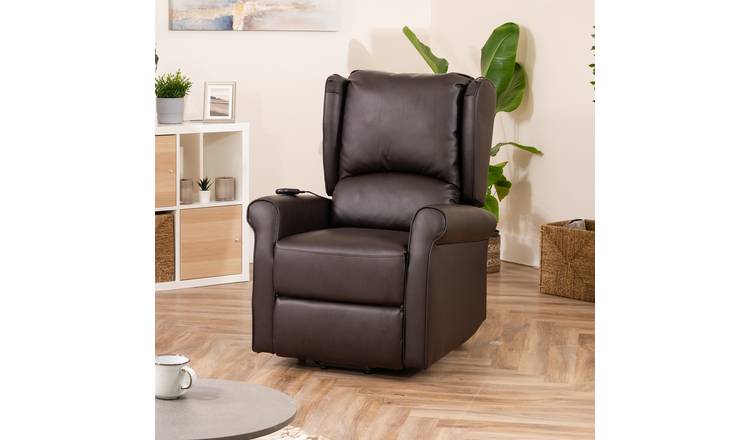 Artemis Home Corcoran Electric Riser Recliner with Massage and Heat - Brown