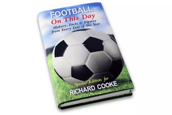 A picture of a book about football.