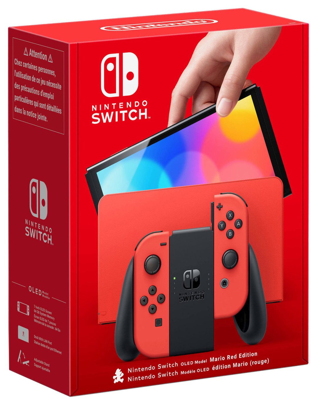 Nintendo Switch OLED Model Console - Mario Red Edition