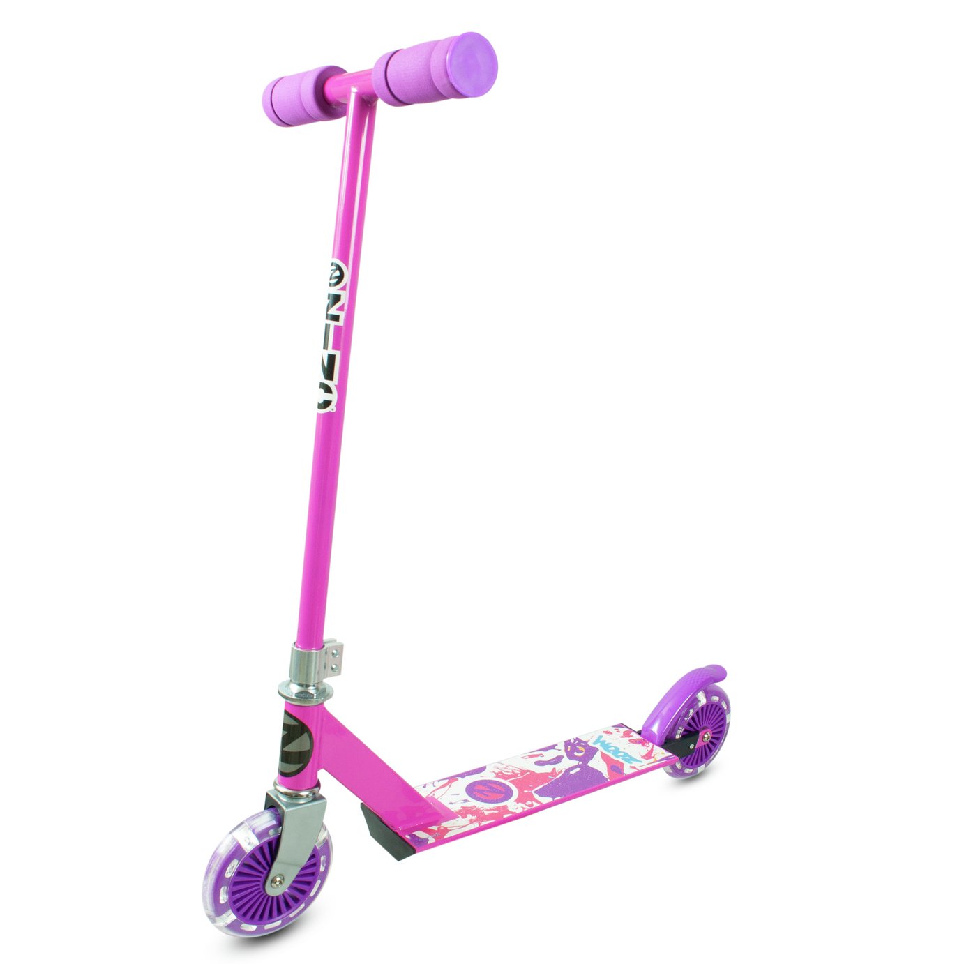 sporter 1 pink scooter with light up wheels