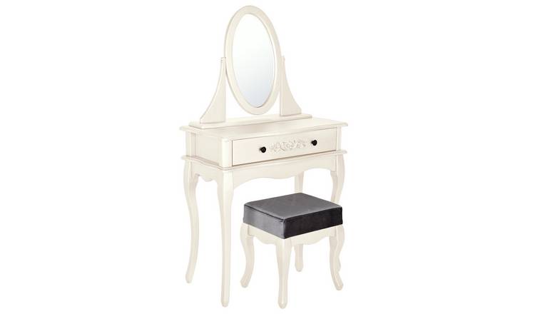 Buy Argos Home Sophia Dressing Table Stool Mirror Soft White Dressing Tables Argos