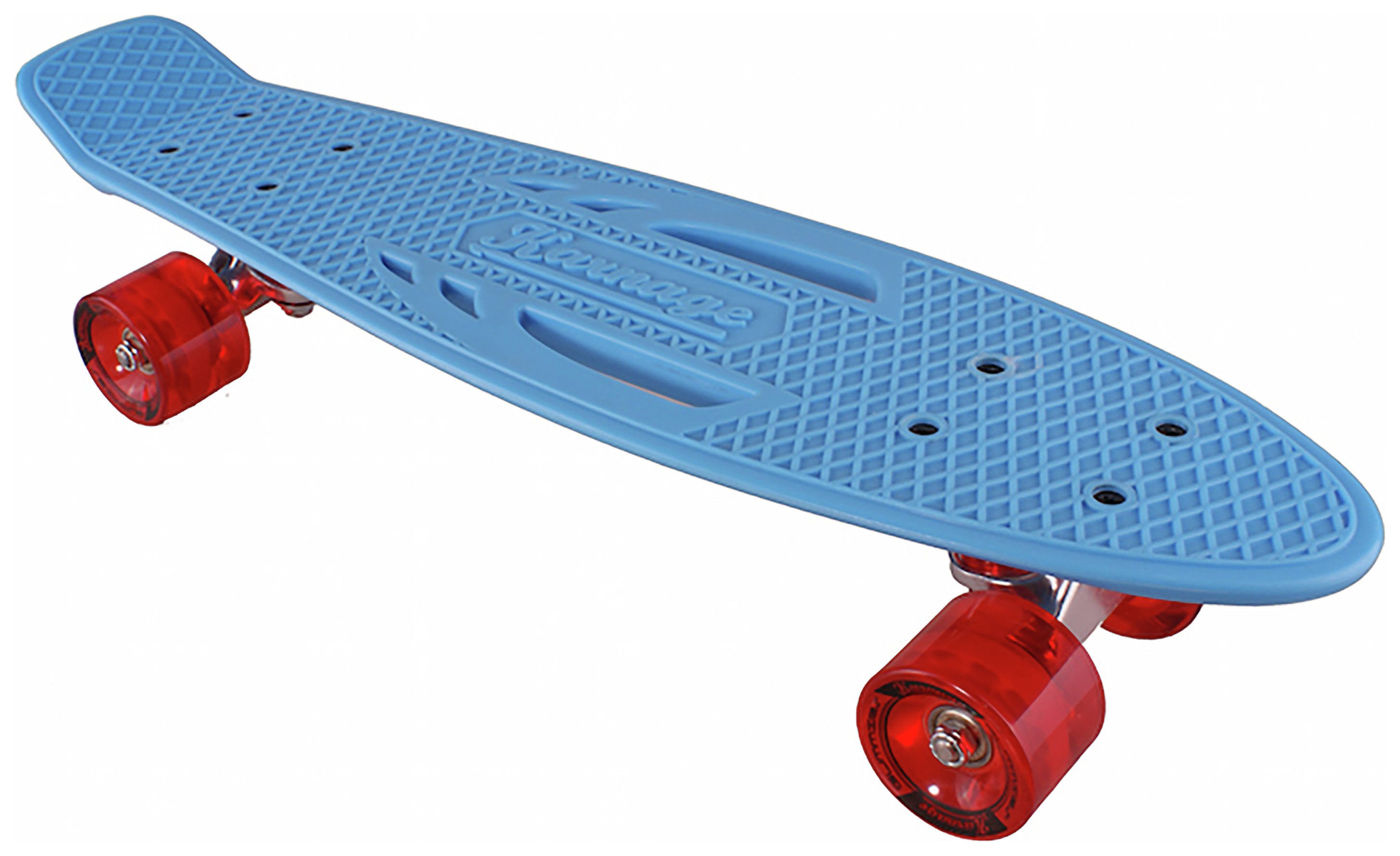 Karnage Retro Skateboard - Blue and Red