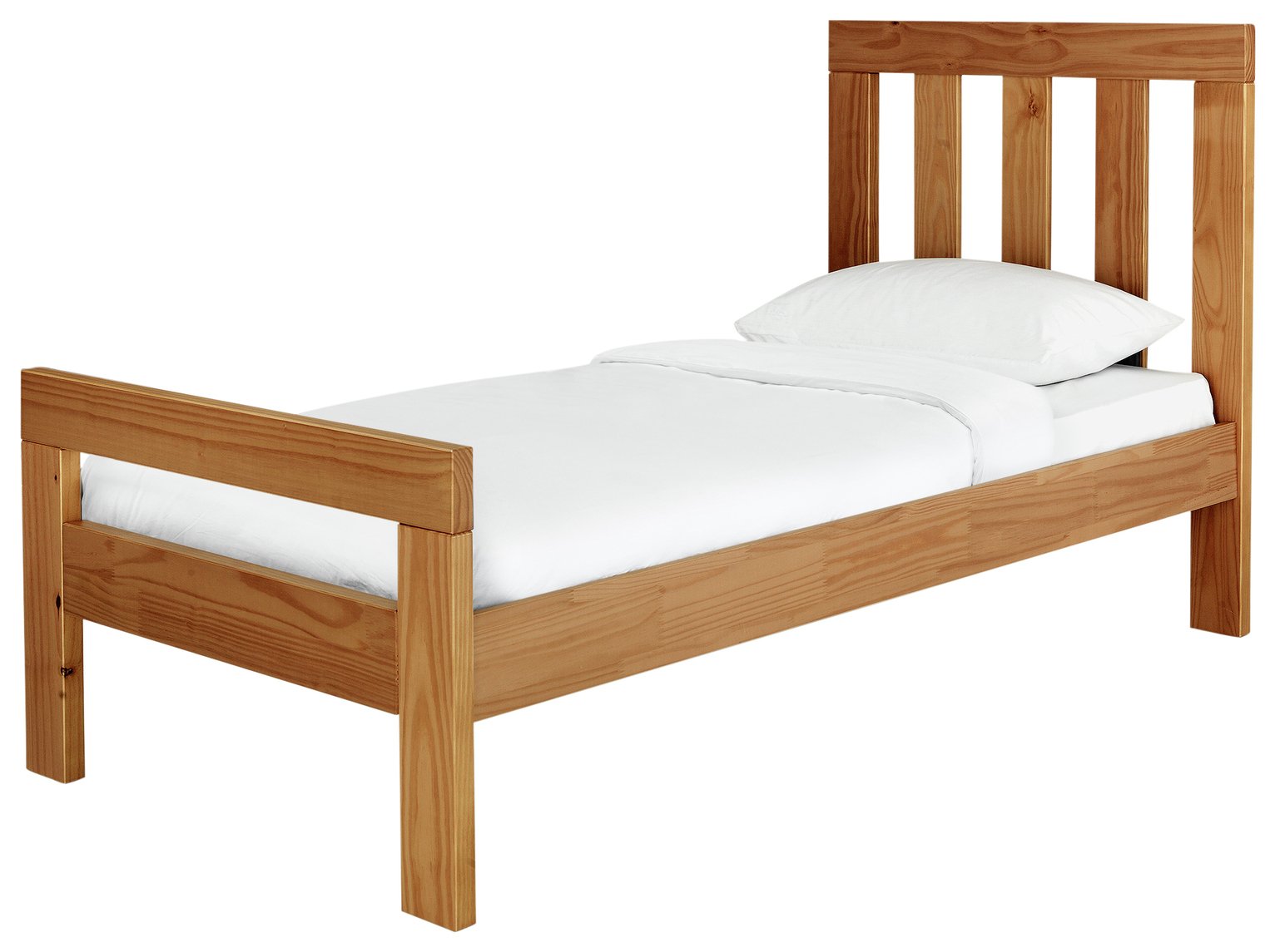 Argos Home Chile Single Bed Frame - Oak Stain