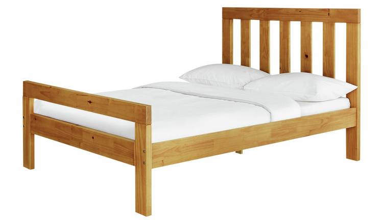 Buy Argos Home Chile Double Bed Frame Oak Stain Bed Frames