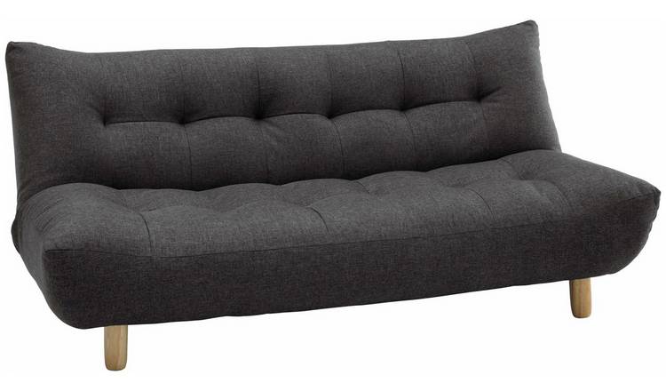 Buy Habitat Kota 3 Seater Fabric Sofa Bed - Charcoal | Sofa beds | Argos