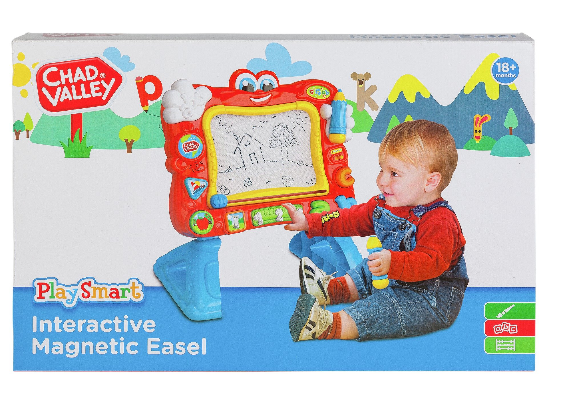 chad valley playsmart interactive magnetic easel smyths