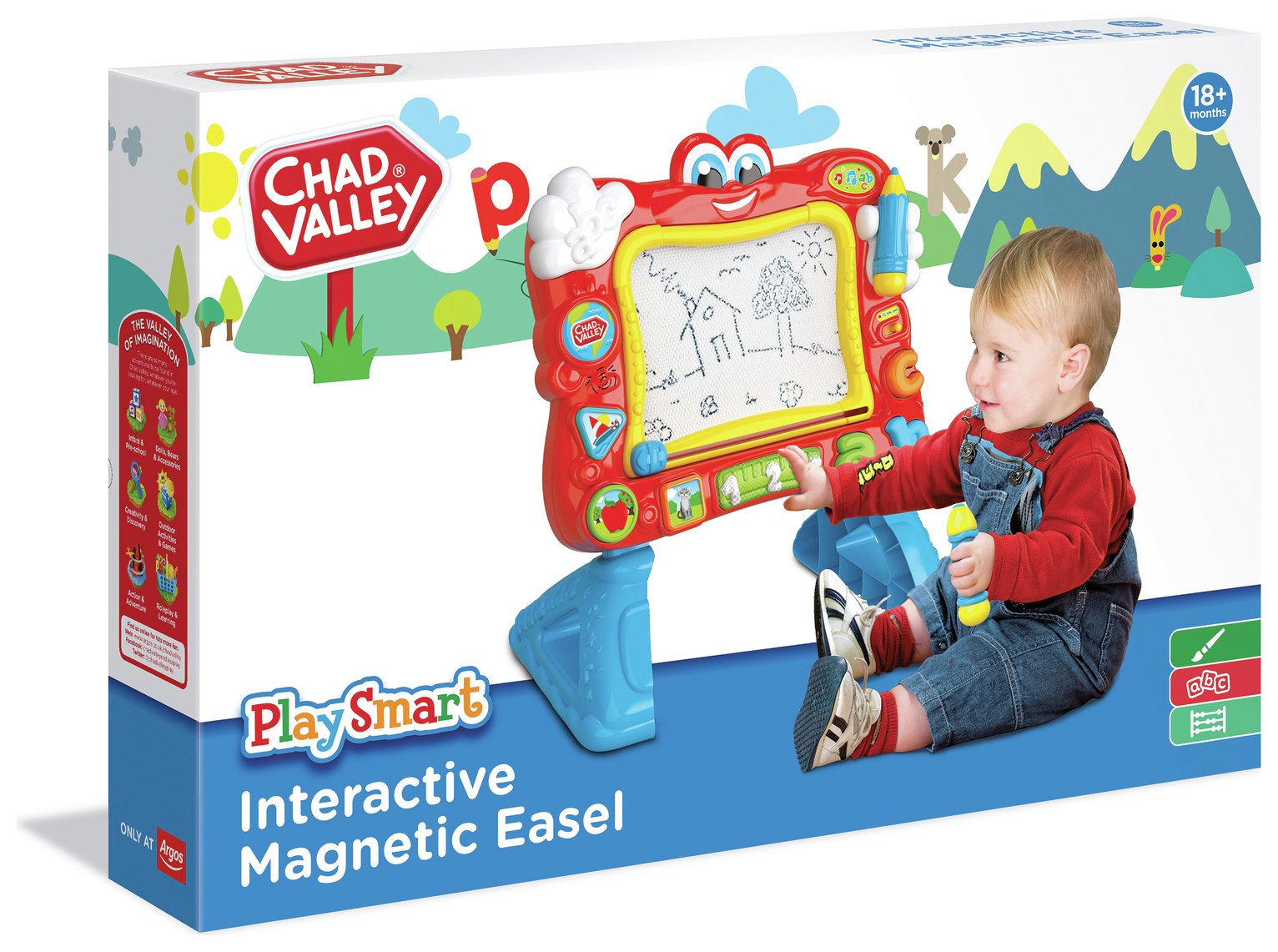 Chad Valley PlaySmart Interactive Magnetic Easel