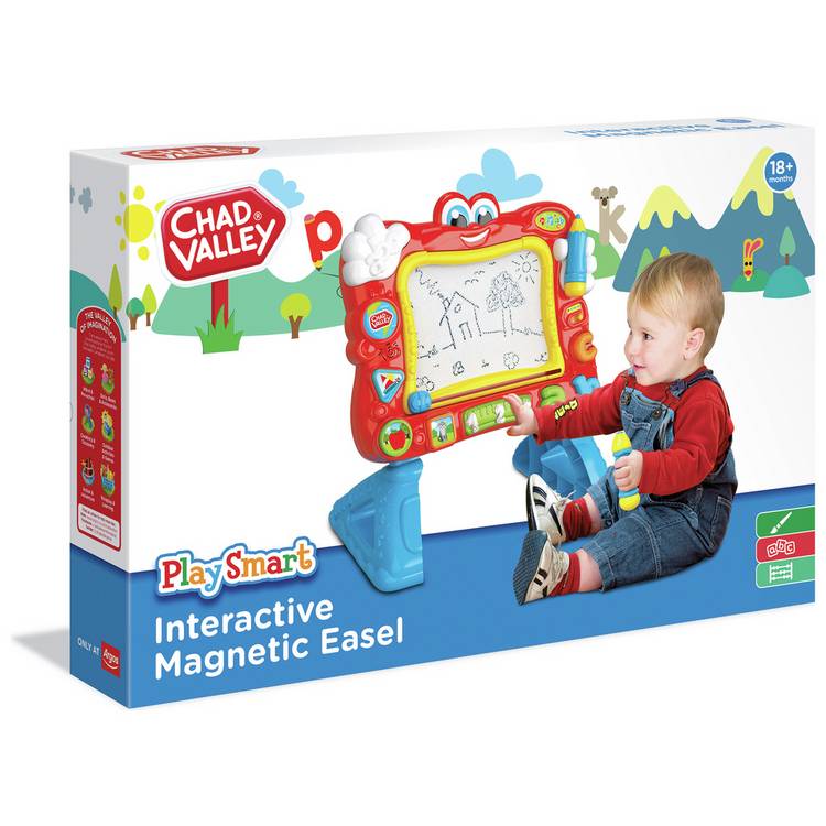 Chad Valley PlaySmart Interactive Magnetic Easel 0