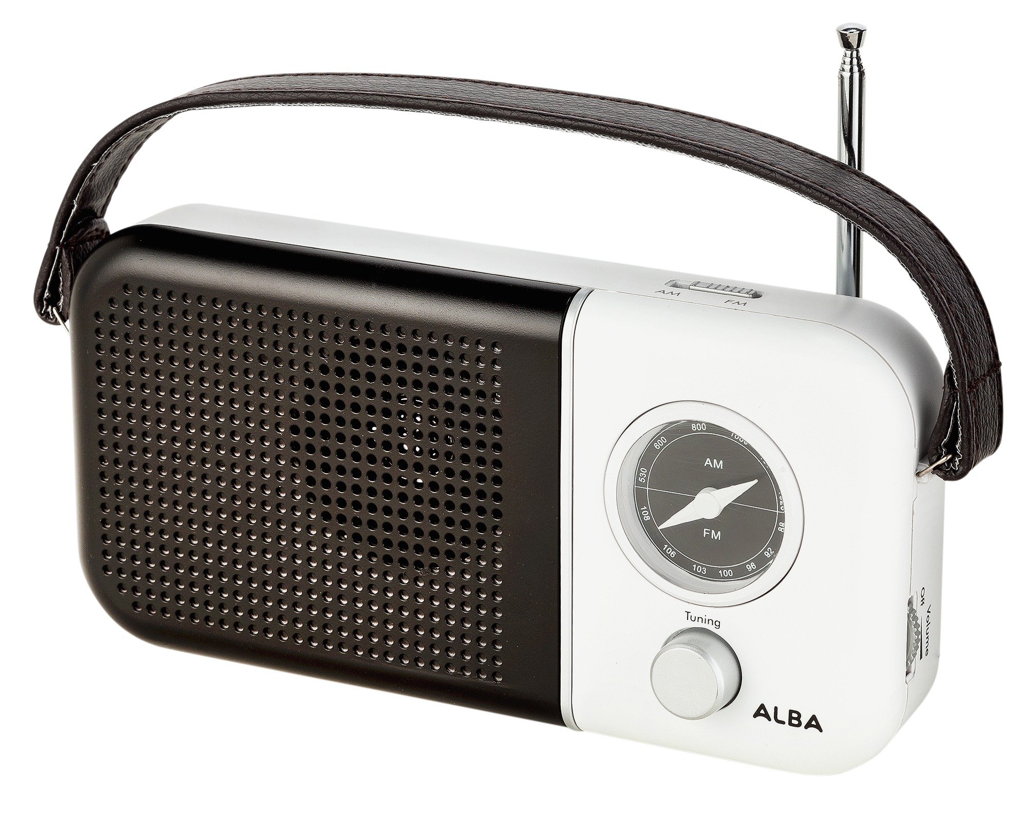 Alba Portable FM Radio - Black