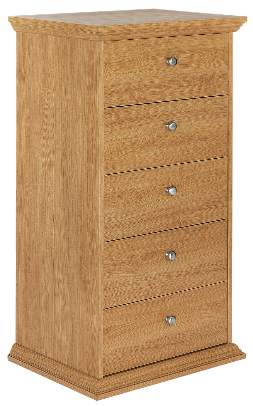 Argos Home Canterbury Narrow 5 Drawer Chest Reviews