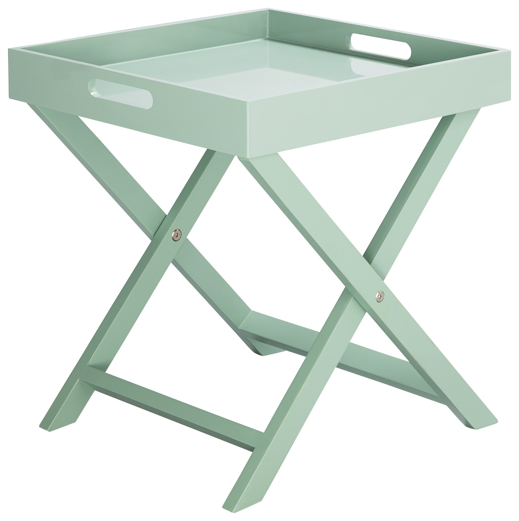 Habitat Oken Sage Green Square Tray Table