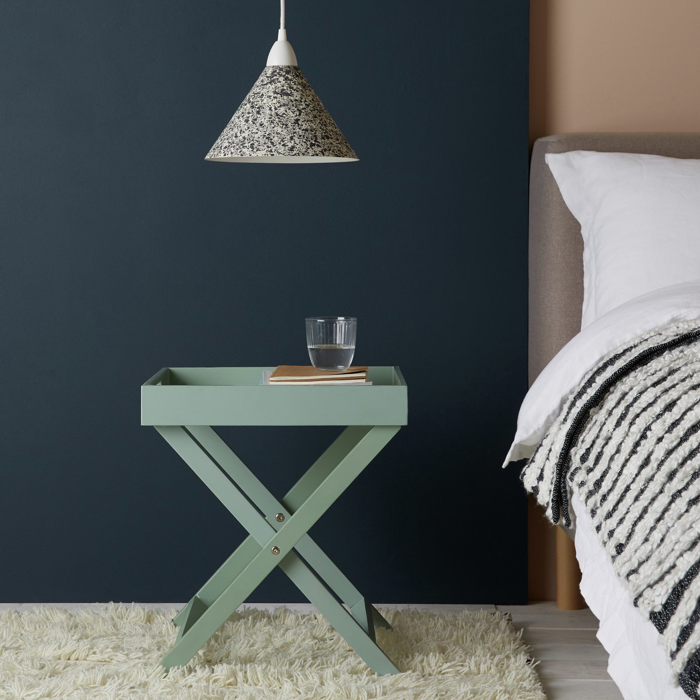 Habitat Oken Sage Green Square Tray Table Review