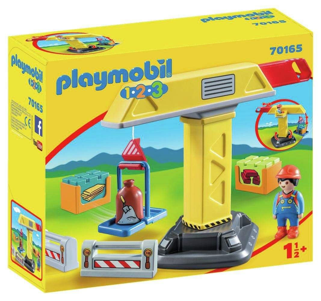 Playmobil 70165 1/2/3 Construction Crane Playset Review