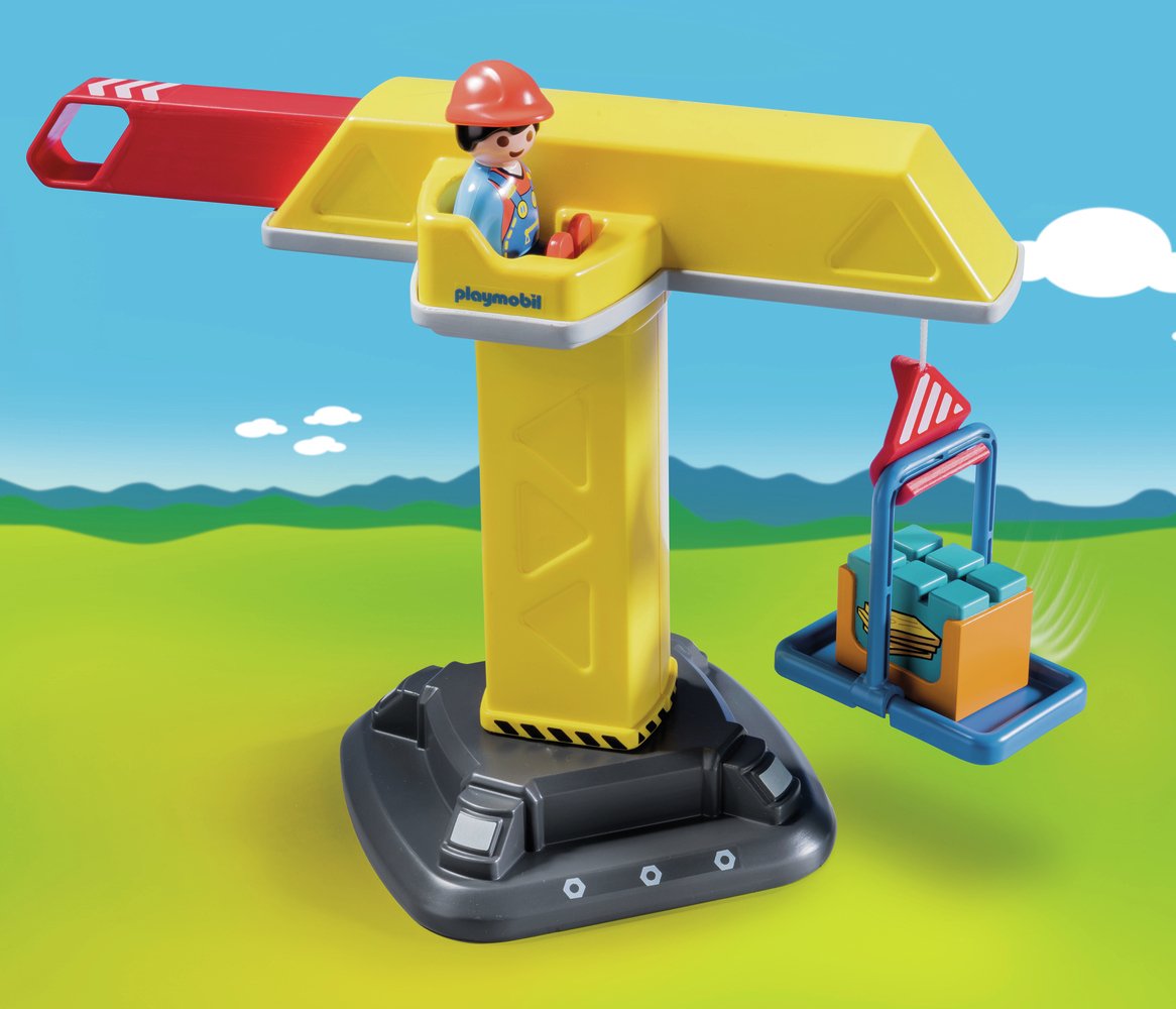 Playmobil 70165 1/2/3 Construction Crane Playset Review