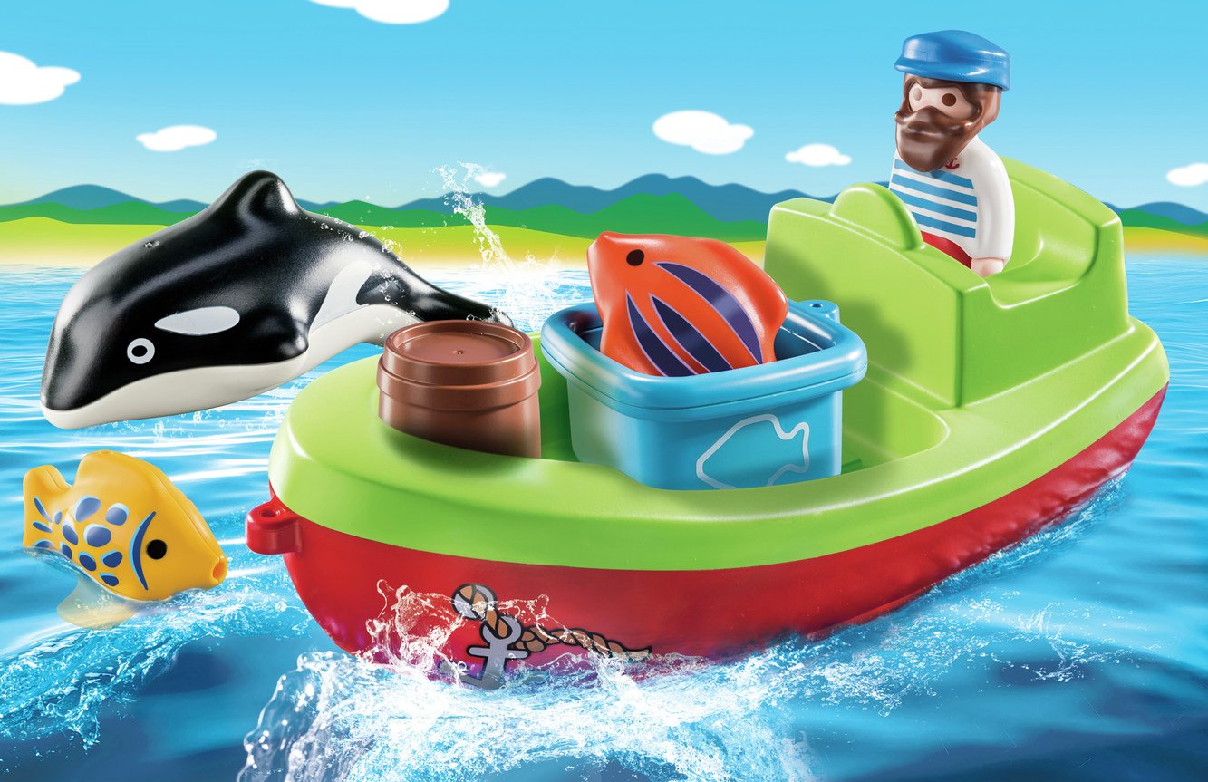 playmobil glass bottom boat argos