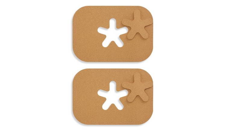 Designed by Sebastian Conran 2pc Cork Placemat & Coaster Set