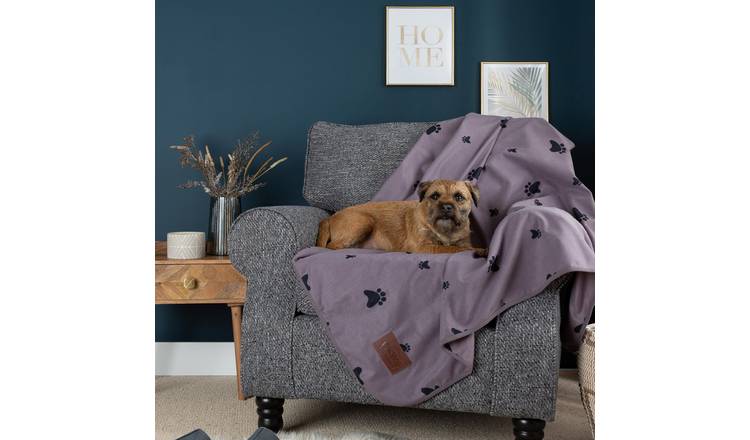 Buy Paws For Slumber Waterproof Grey Pet Blanket Medium Dog beds Argos