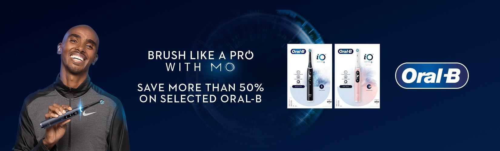 Save more than 50% on selected Oral-B.