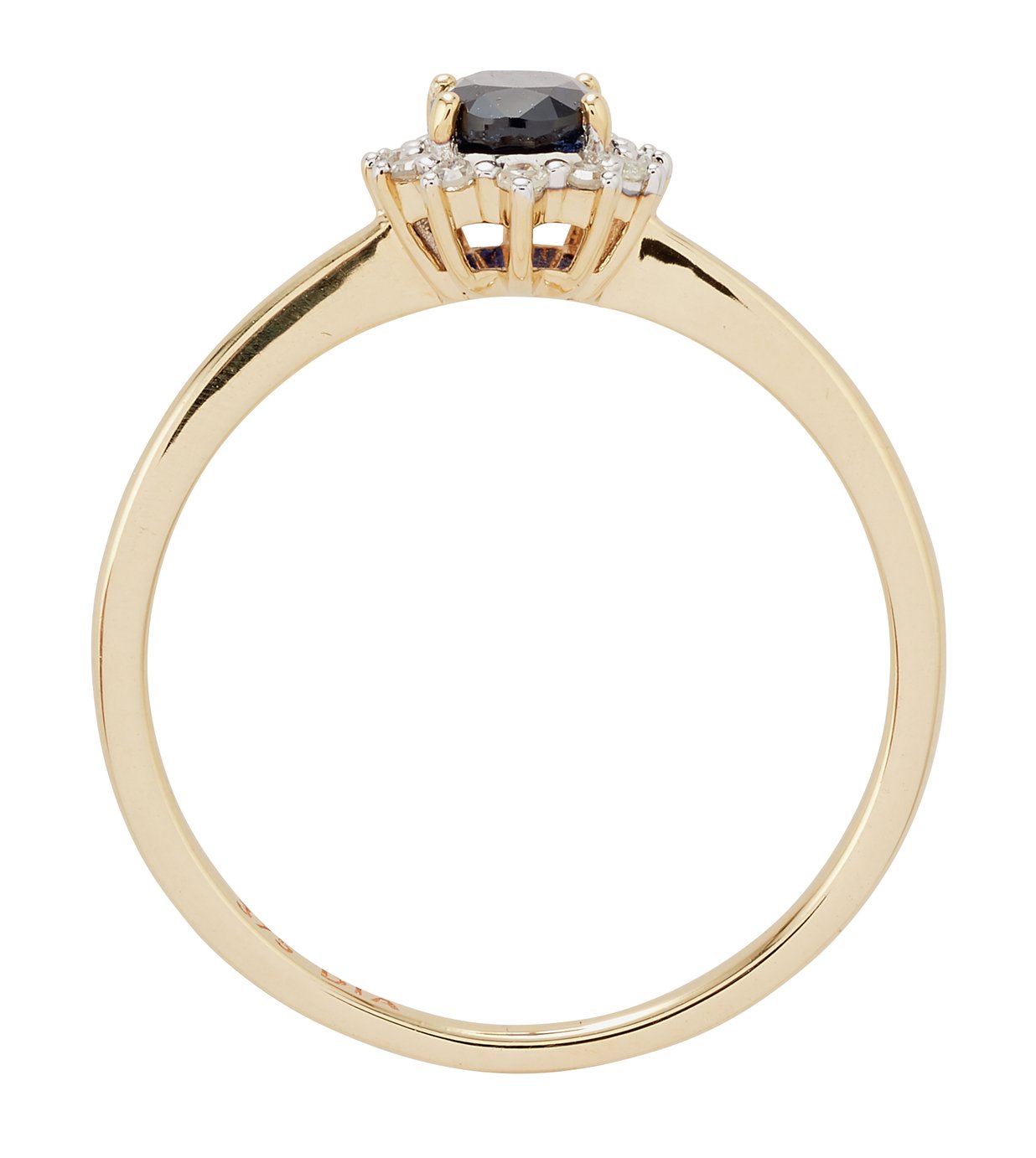 Revere 9ct Gold Sapphire & Diamond Cluster Ring Review