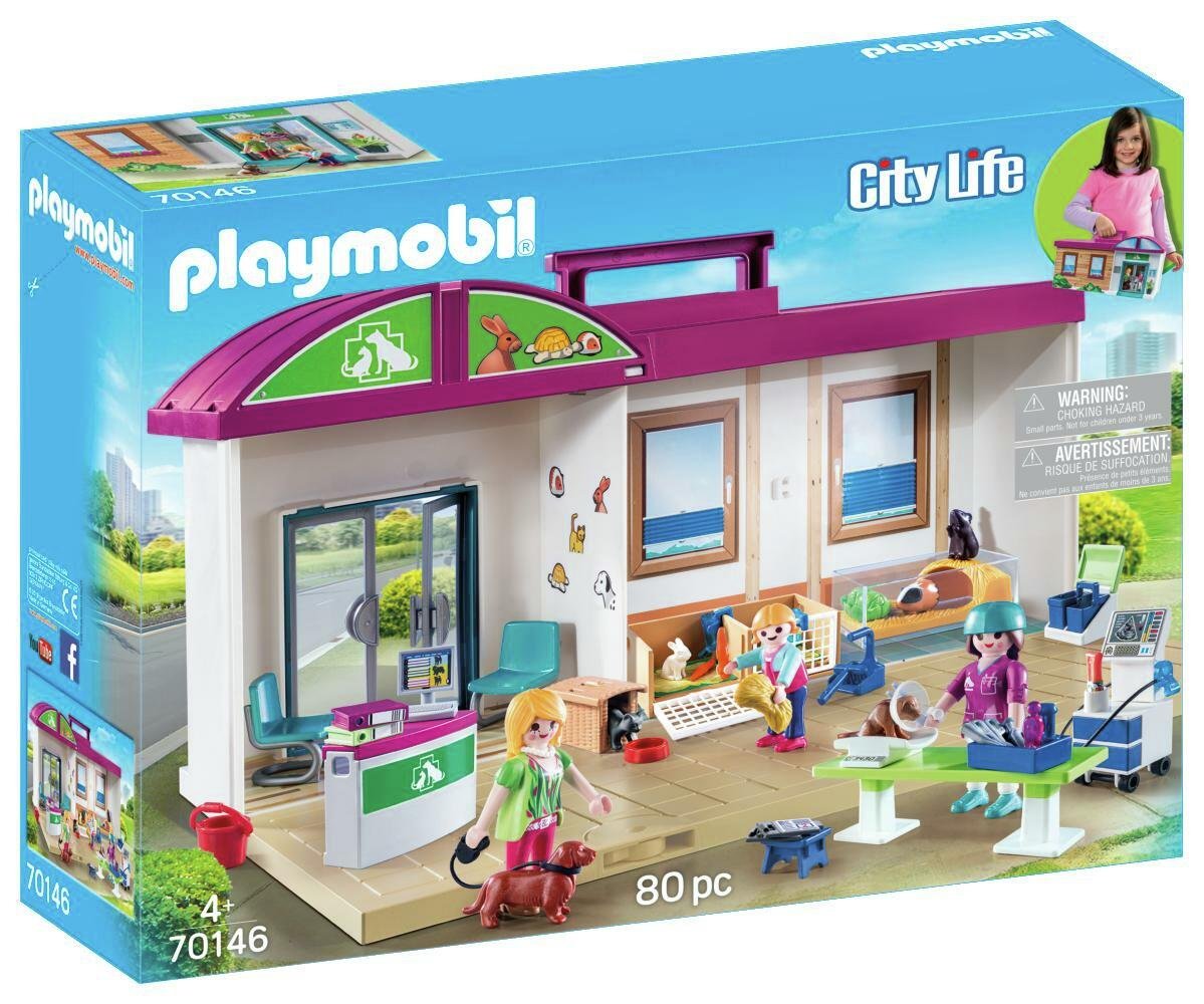 Playmobil 70146 City Life Take Along Vet Clinic Playset Review