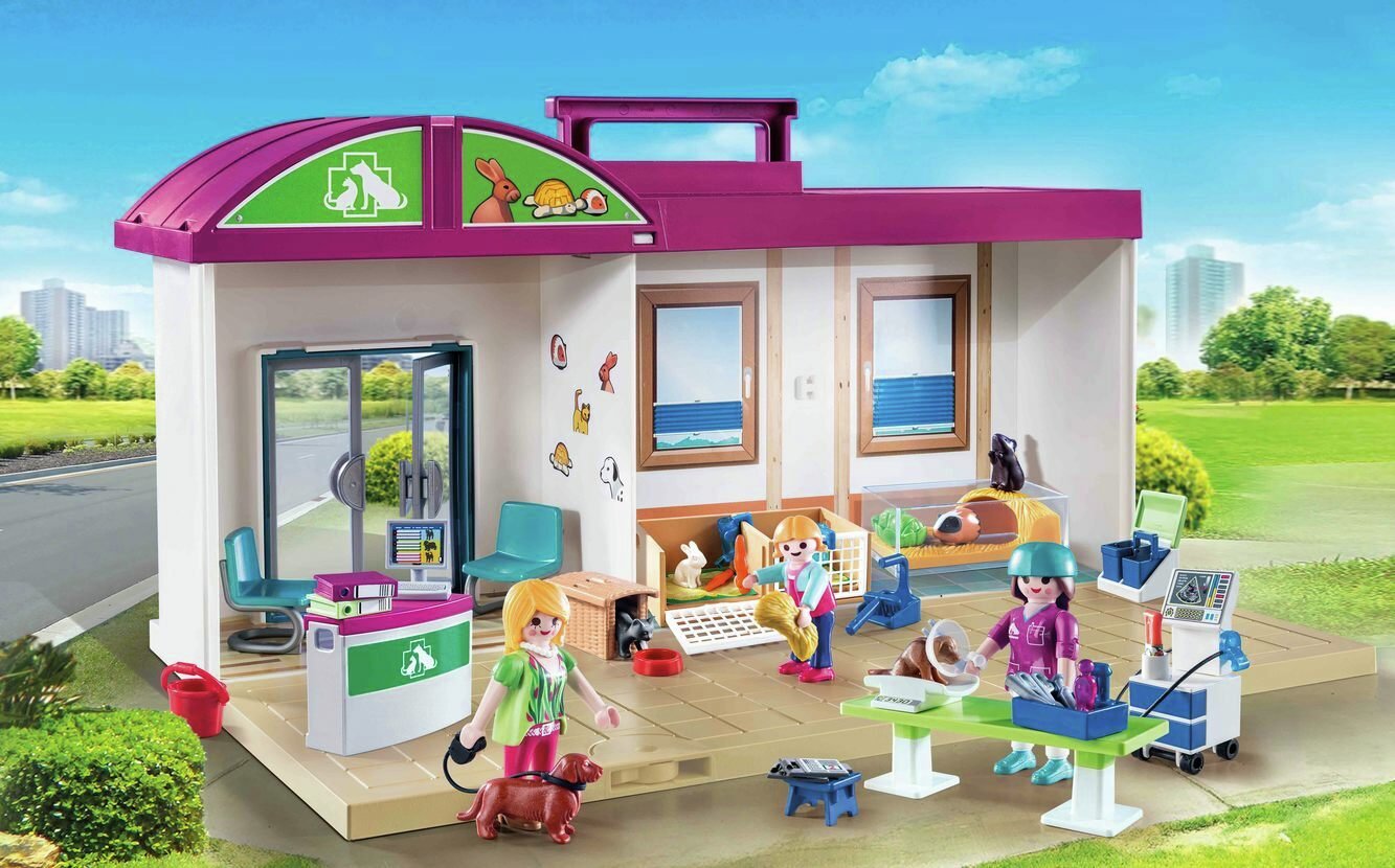 playmobil vet clinic argos