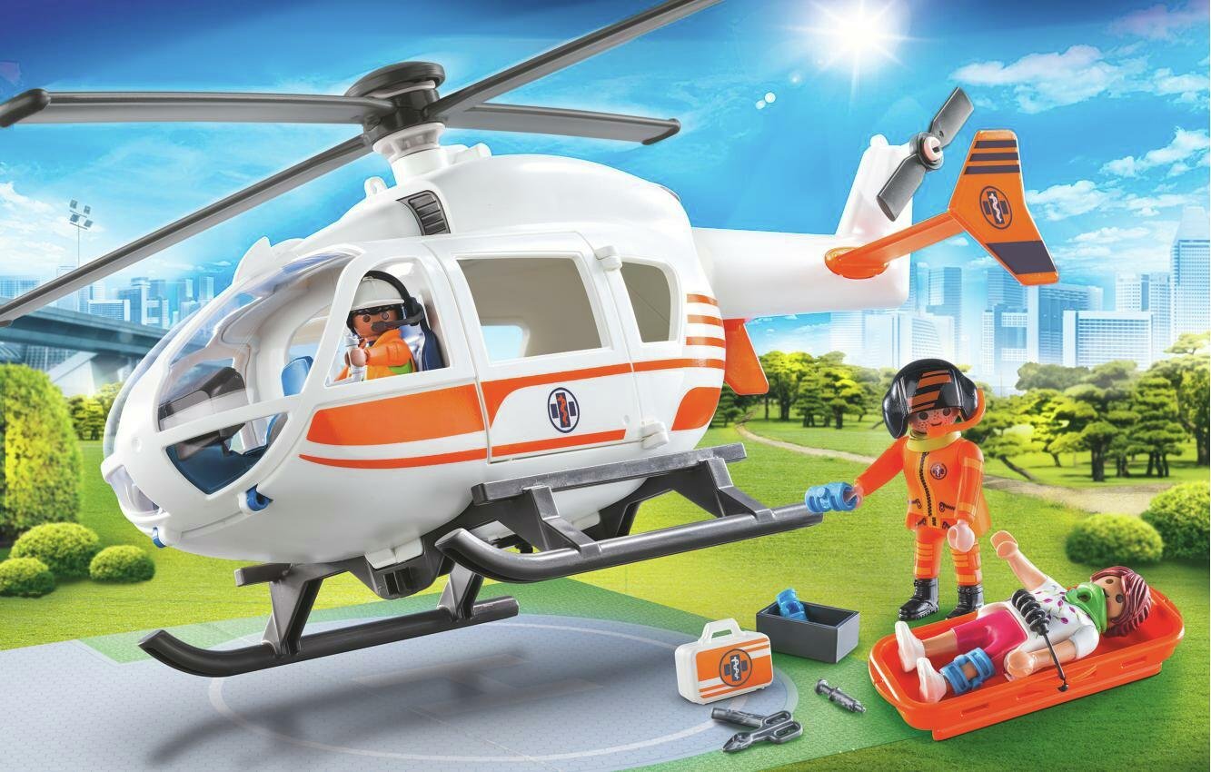 Playmobil 70048 City Life Rescue Helicopter Review