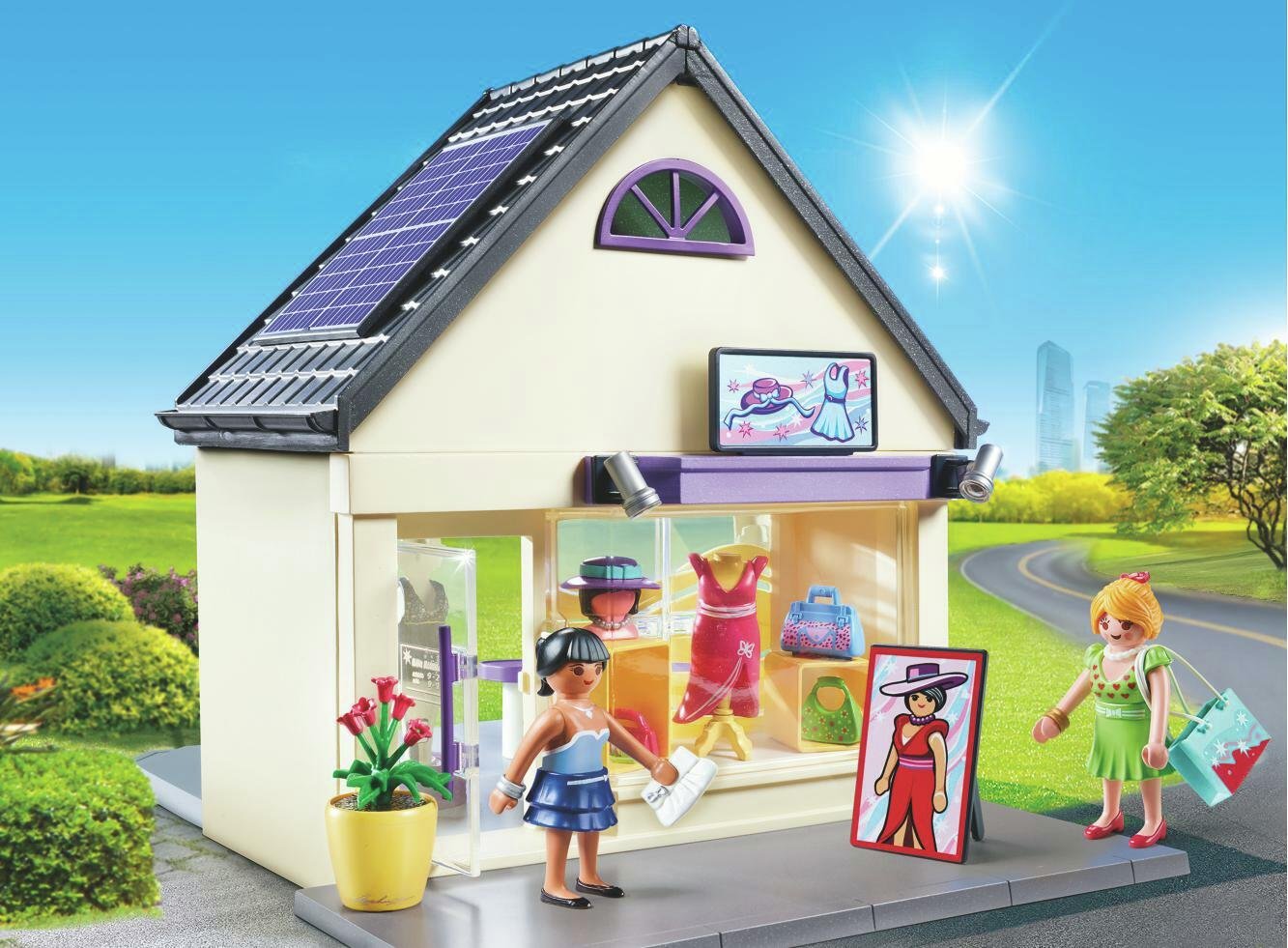 playmobil city life fashion boutique