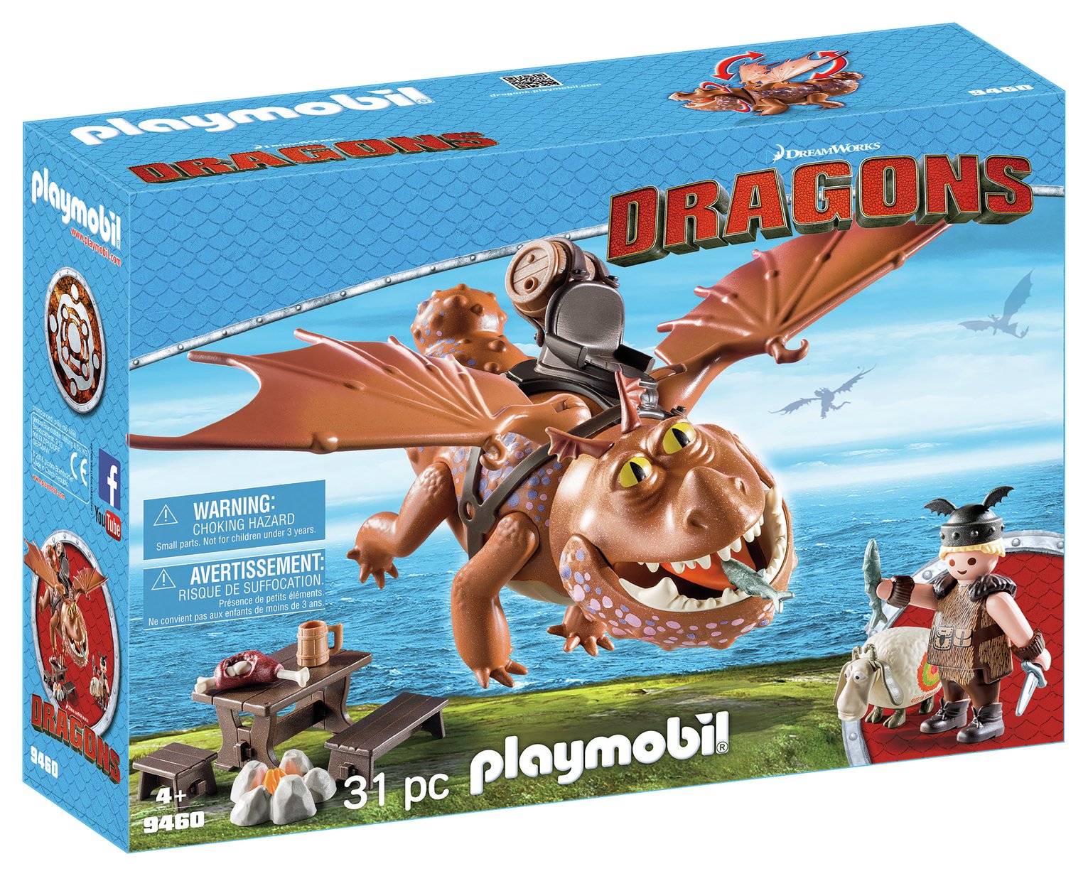 DreamWorks Dragons 9460 Fishlegs and Meatlug Review