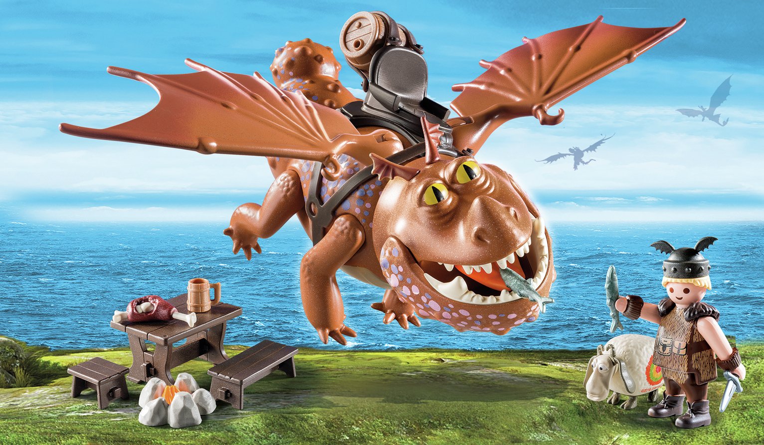 DreamWorks Dragons 9460 Fishlegs and Meatlug Review